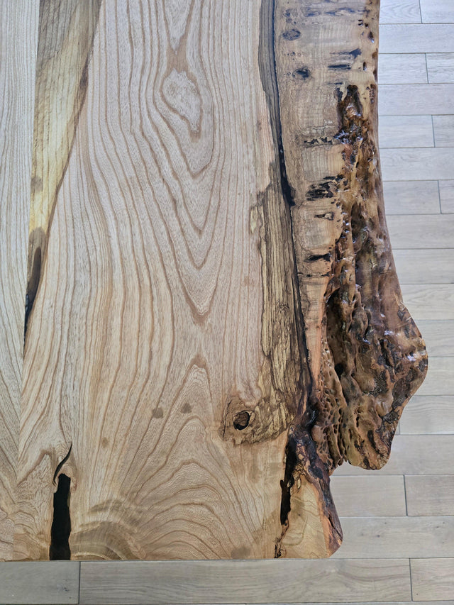 Plankebord i Massivt Asketræ – 290x90/105 cm